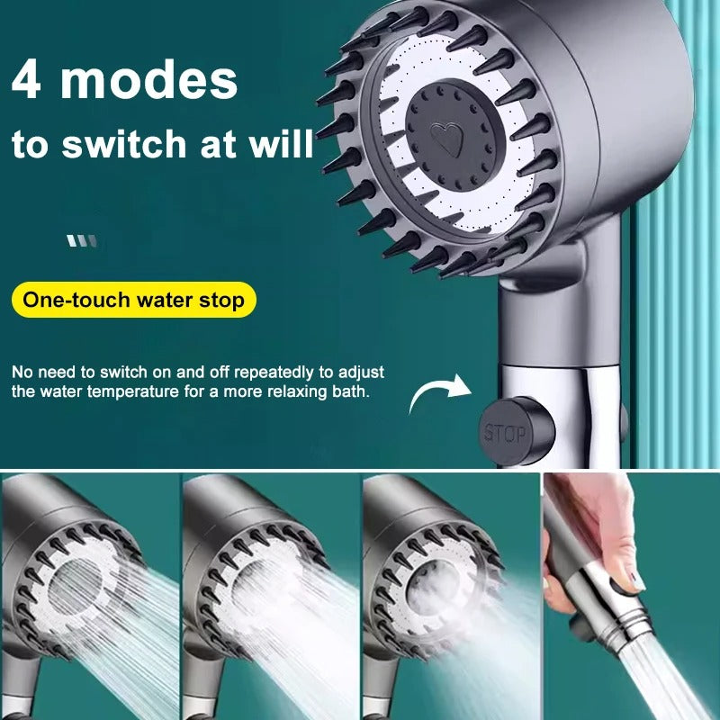 3-Mode High-Pressure Filter Shower Head